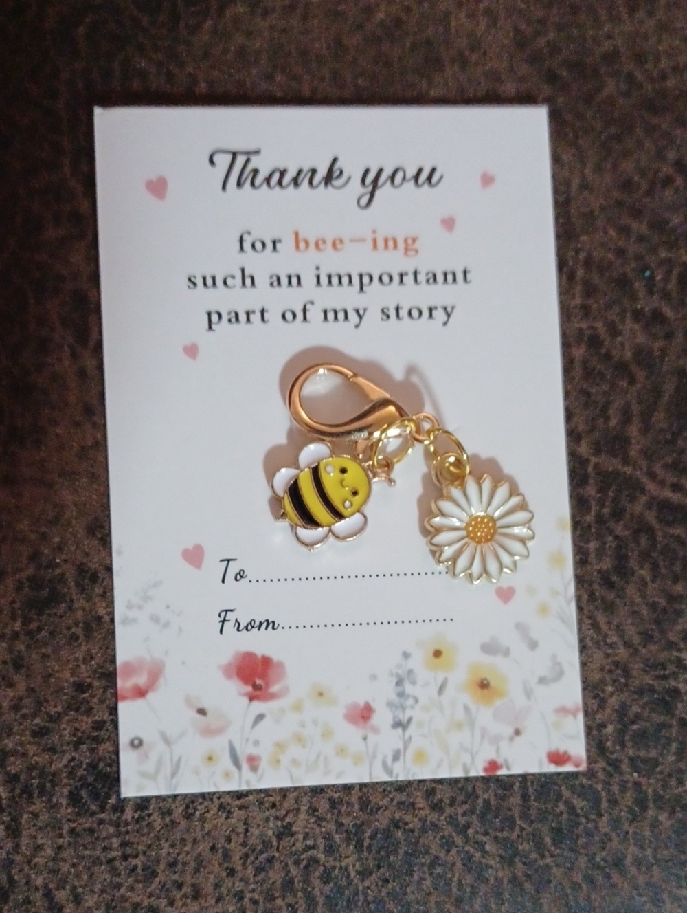 4/$30 New Cute Bee and Daisy Charm